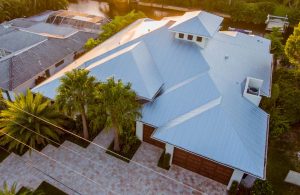 Metal Roof Top View of Home Project | Gulf Coast Roofing | Naples, Florida