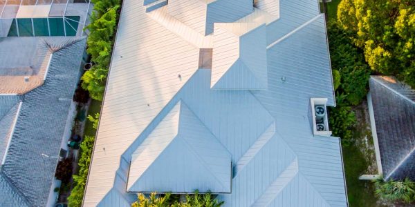 Metal Roof Top View of Home Project | Gulf Coast Roofing | Naples, Florida